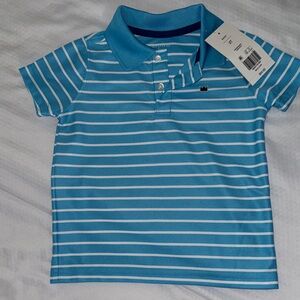 NWT CROWN & IVY 2t polo striped shirt